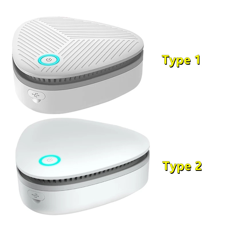 Portable Ozone Generator Home Air Purifier Ozon Car Mini Disinfect Machine for Refrigerator/ Toilet/ Pet/Kitchen