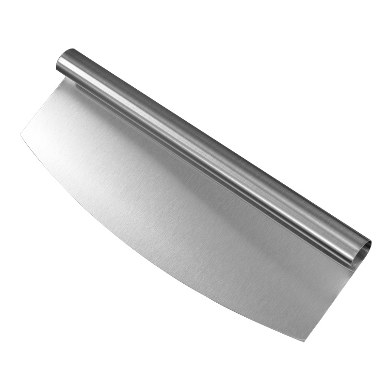 32cm Pizza Cutter Wheel Knife Sharp Rocker Blade Bake Pastry Spatula Dough Cutter Half Moon Scraper Baking kitchen Cookie Tool