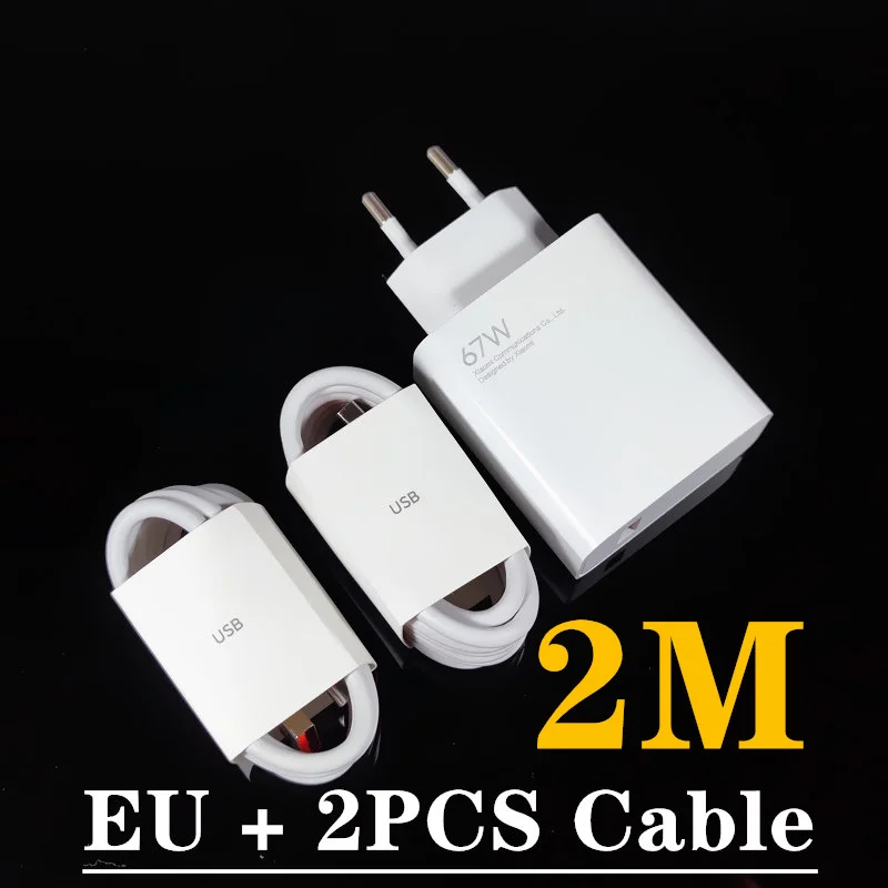 Cargador Xiaomi de 67W, Original, UE, Redmi Note 11 pro, carga rápida, cable tipo C 6A, 65W, 55W, 33W, para Redmi note 11 9 10 pro mi 11 Pro: IT