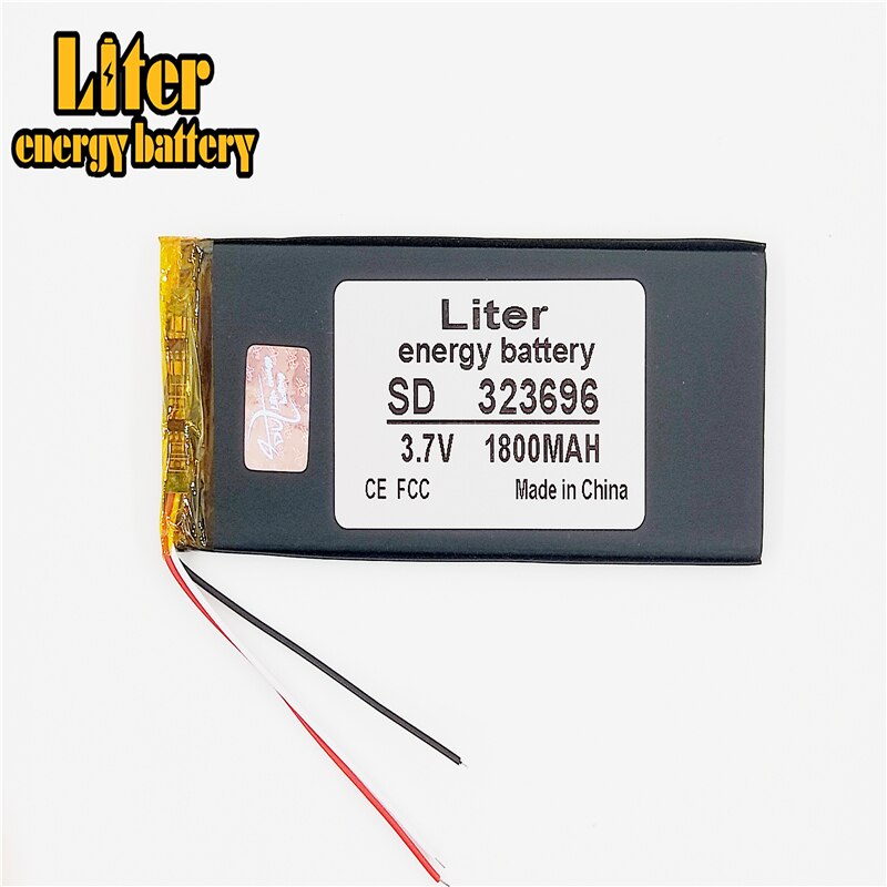 3 Wires 323696 3.7v 1800mah Battery Li-lion Cell phone battery I6 PLUS I7 PLUS
