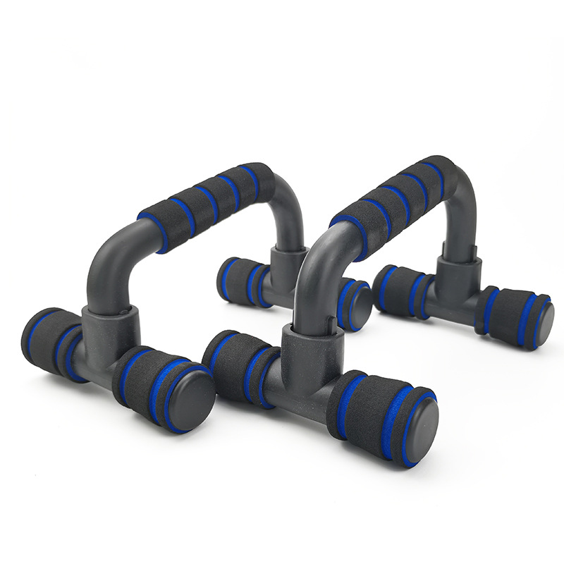 Push-up Stand Push-up H Type Fitness Equipment Chest Muscle Training Home Foam Handlebar Push-ups Strength Exercise: Blue