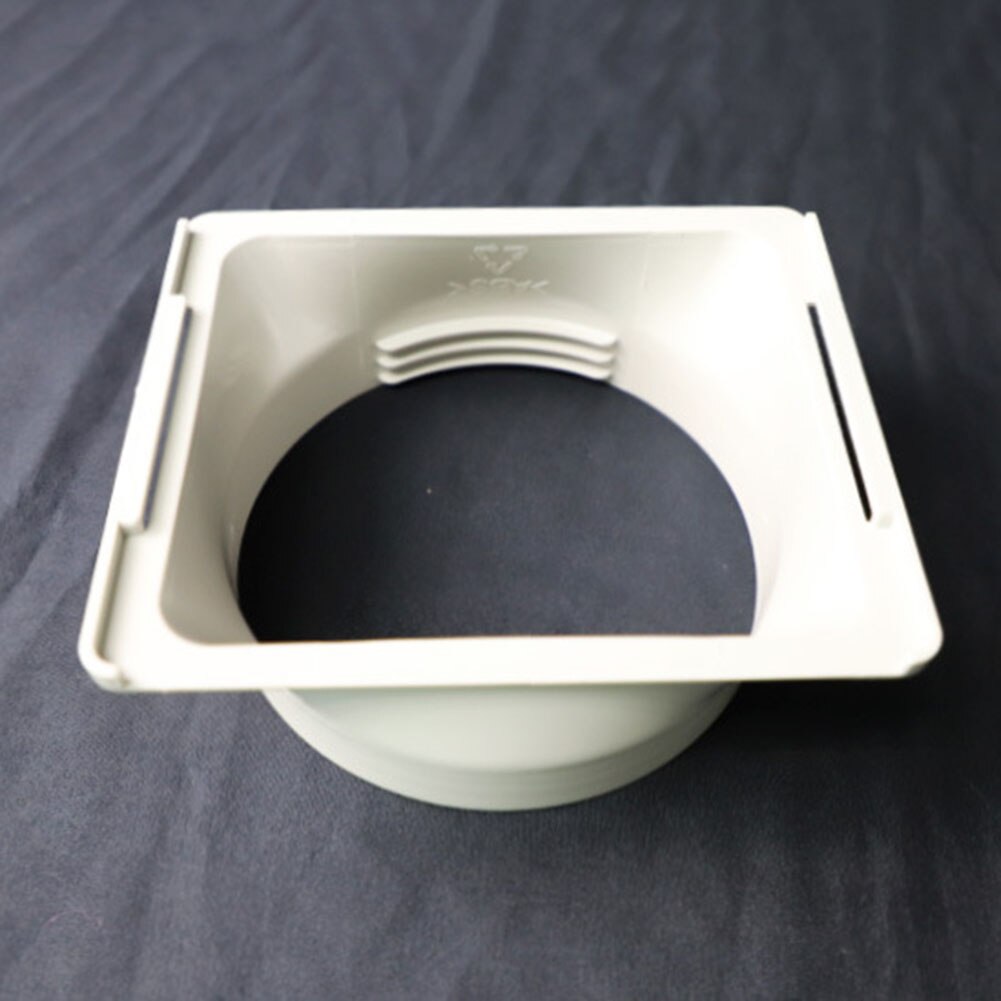 15cm Dia. Square Air Conditioner Exhaust Duct Interface Pipe Tube Connector Adapter Pipe Connector For Air Conditioner