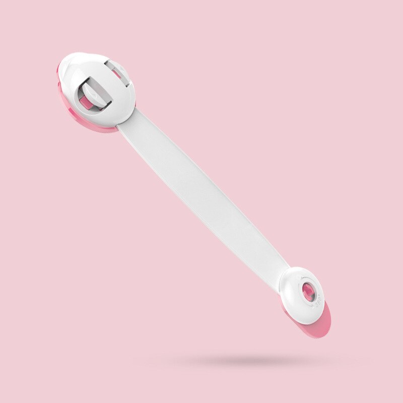 Cerradura de seguridad para niños, bloqueo de rotación de 360 °, protección de puerta de muebles, seguridad para bebés, Protector de dedos para cajones, bloqueador de armario: pink