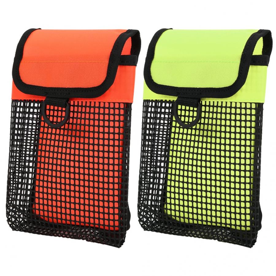 Scuba Diving Gear Bag Lightweight Diving Mesh Bag Underwater Snorkeling Safety Marker Buoy Storage Carrying Case with buckle