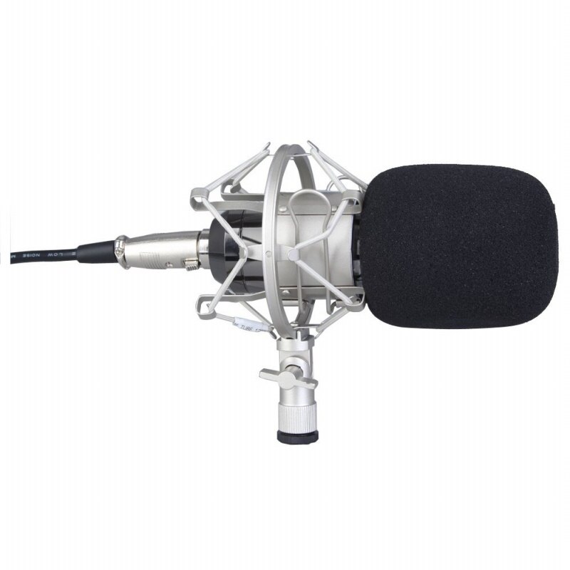 miniphone Shock Mount 50MM For 48MM-54MM Diameter Condenser Mic Silver