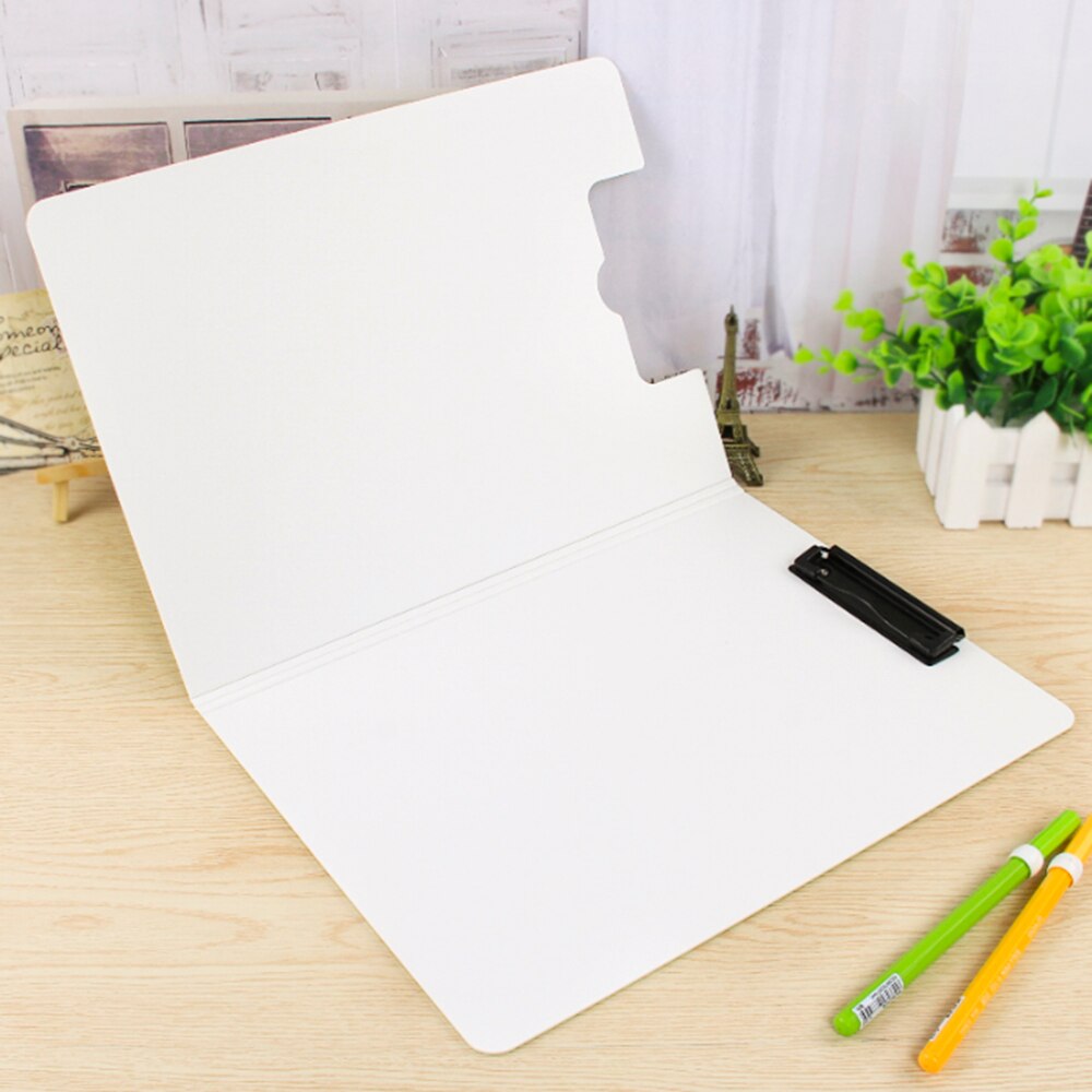 A4 Covered Clipboard File Folder Organizer Documents Holder Writing Pad Padfolio Portfolio Tool for Office School Home