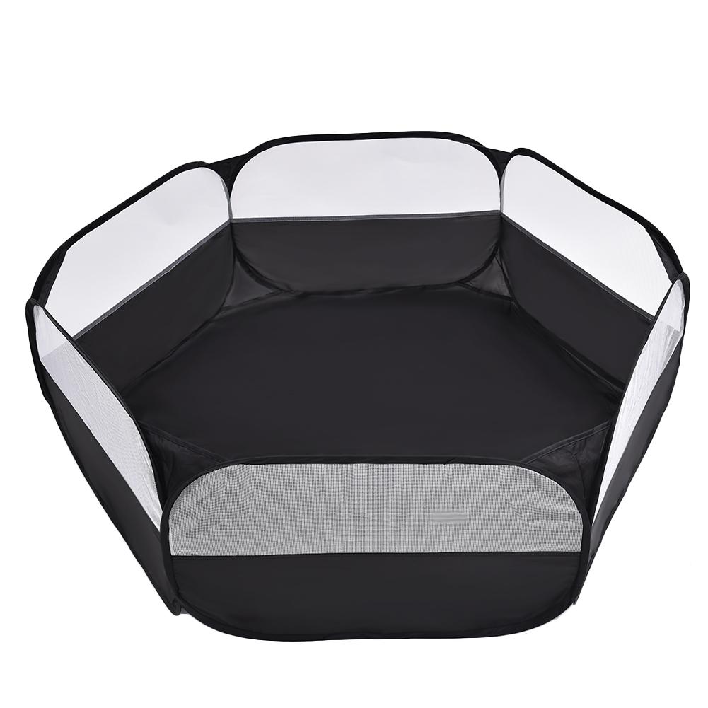 Parc de Jeux Pliable pour Petits Animaux, Tente Pop-Up, Clôture d'Exercice pour Chien, Chat, Lapins, Hamster, Clôture de Cour Extérieure Portable