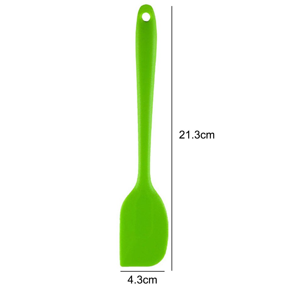 Transhome-ustensiles de cuisine en Silicone, spatule de cuisine, grattoir de cuisine, viande, œufs, pelle à Pizza large, outil de cuisine antiadhésif: Scraper random color