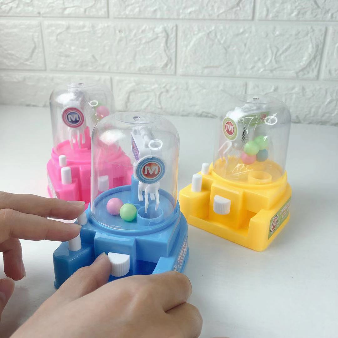 Slik skrabe bordspil legetøj og skrabe spillekonsol mini forældre-barn interaktivt puslespil: Blå