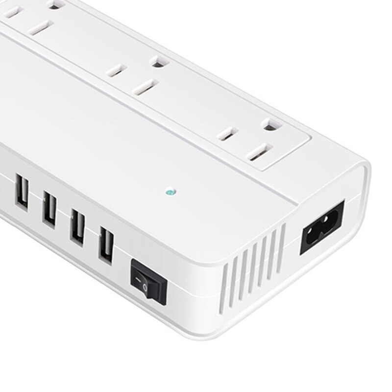 Convertisseur de tension de voyage 200W pour sèche-cheveux, lisseur, fer à friser, abaisseur 220V à 110V, adaptateur électrique avec 4 USB