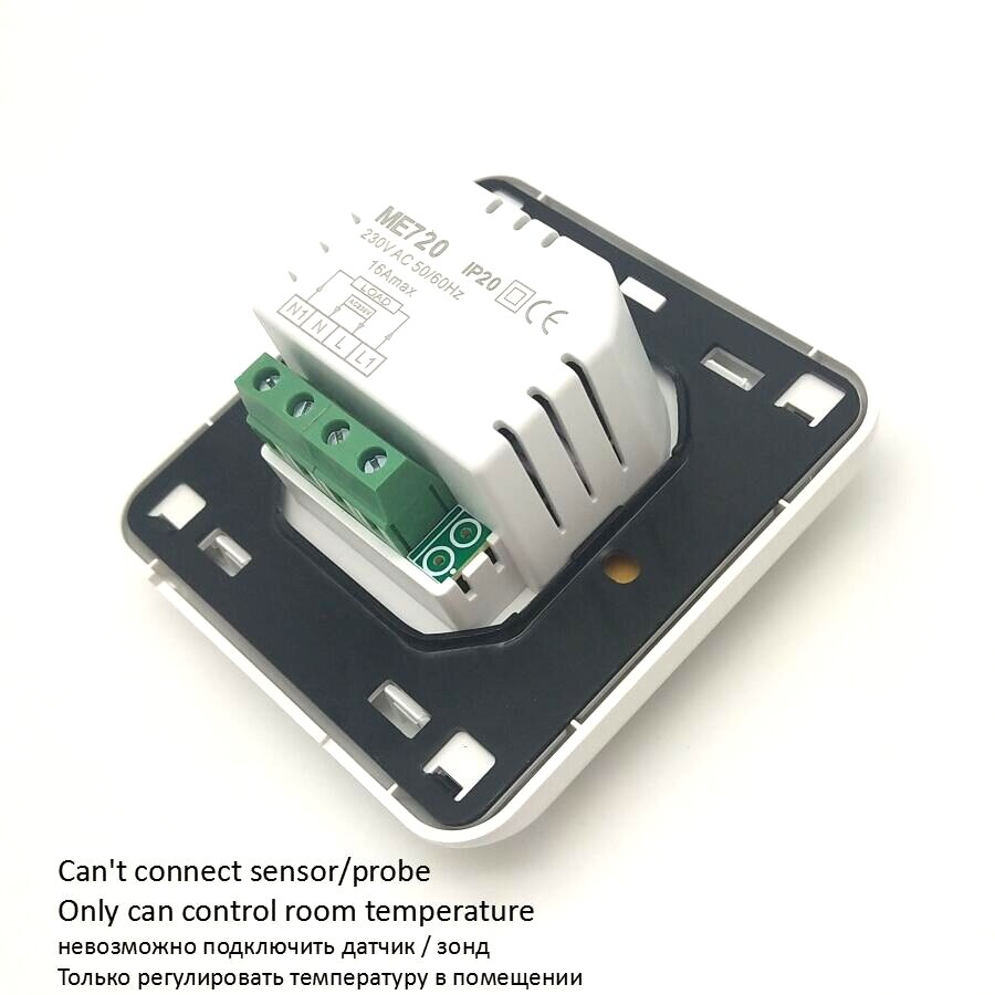 220V 16A Electric Heating Temperature Regulator Knob Thermoregulator Built-in Sensor Portable Mechanical Thermostat