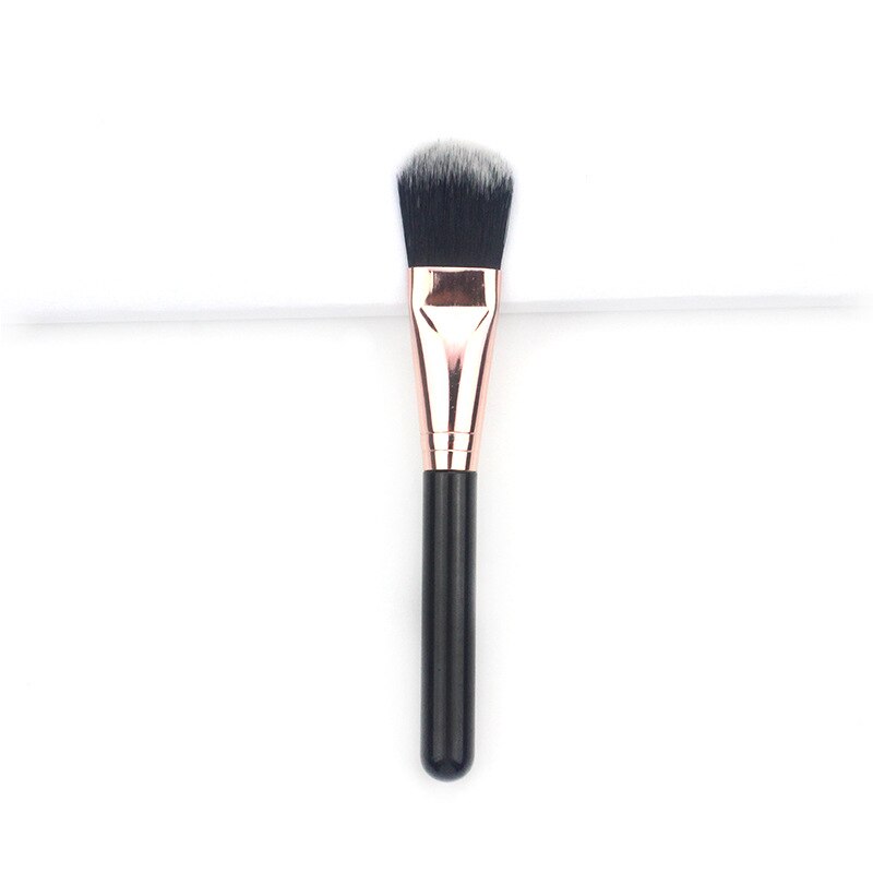 Brochas de maquillaje con tema de mármol , base correctora para la cara, fibra-lana, herramientas cosméticas de belleza, 1 Uds.
