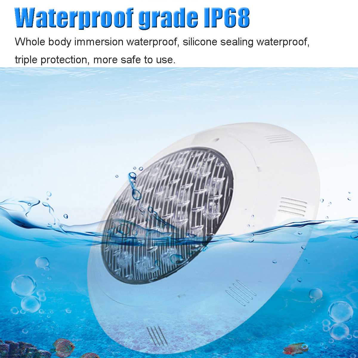 25/36W RGB Led Swimming Pool Light IP68 Waterproof AC12V Outdoor RGB UnderWater Light Pond Led Spotlight w/Remote Control