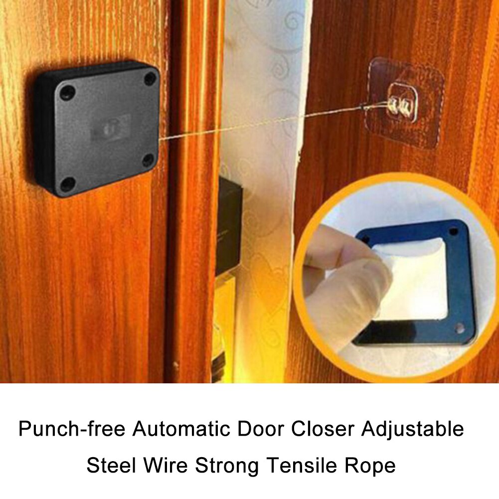 Slijtvaste, roestwerende automatische deursluiter, veilige, stabiele deursluiter zonder gaten, snel te installeren, deursluiter, hardware