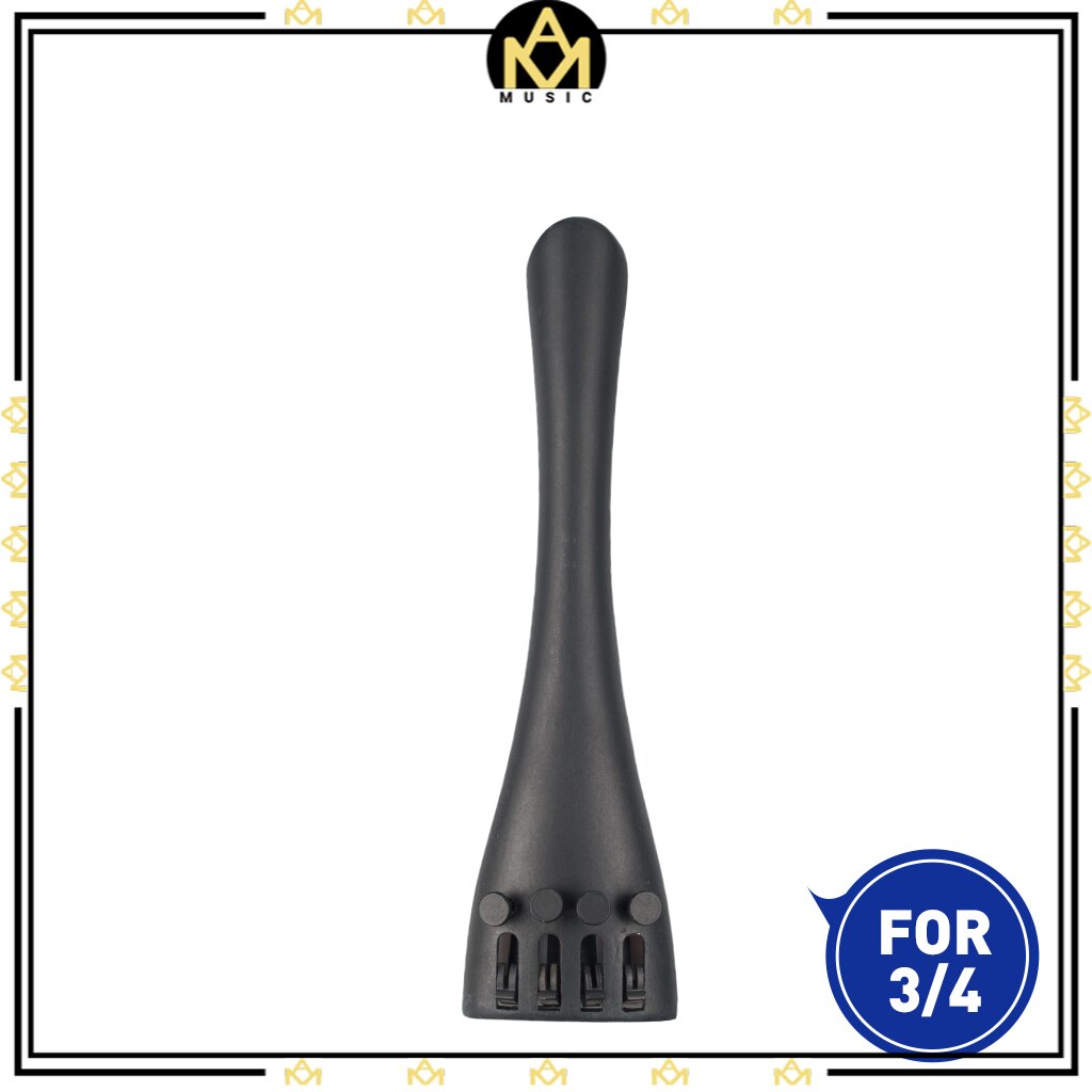 Accesorios para violonchelo 3/4, pieza trasera de aleación de aluminio con cuatro sintonizadores finos, accesorios para violonchelo, novedad de 3/4