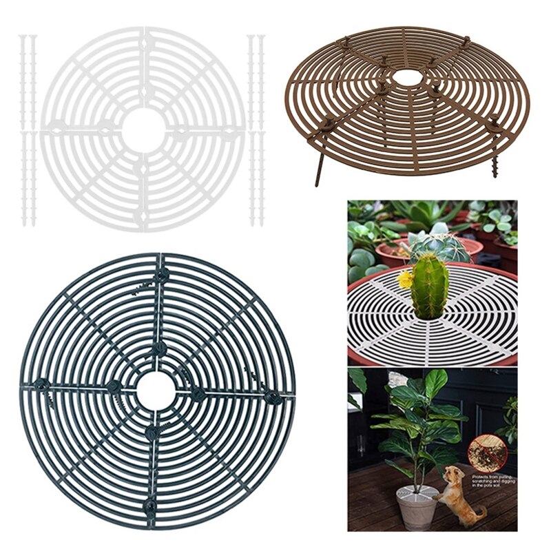 Praktische Blumentopf Netz Abdeckung Blumentopf Boden Schutzschild für Katze Haustier Baby freundlicher Gartenarbeit Zubehör
