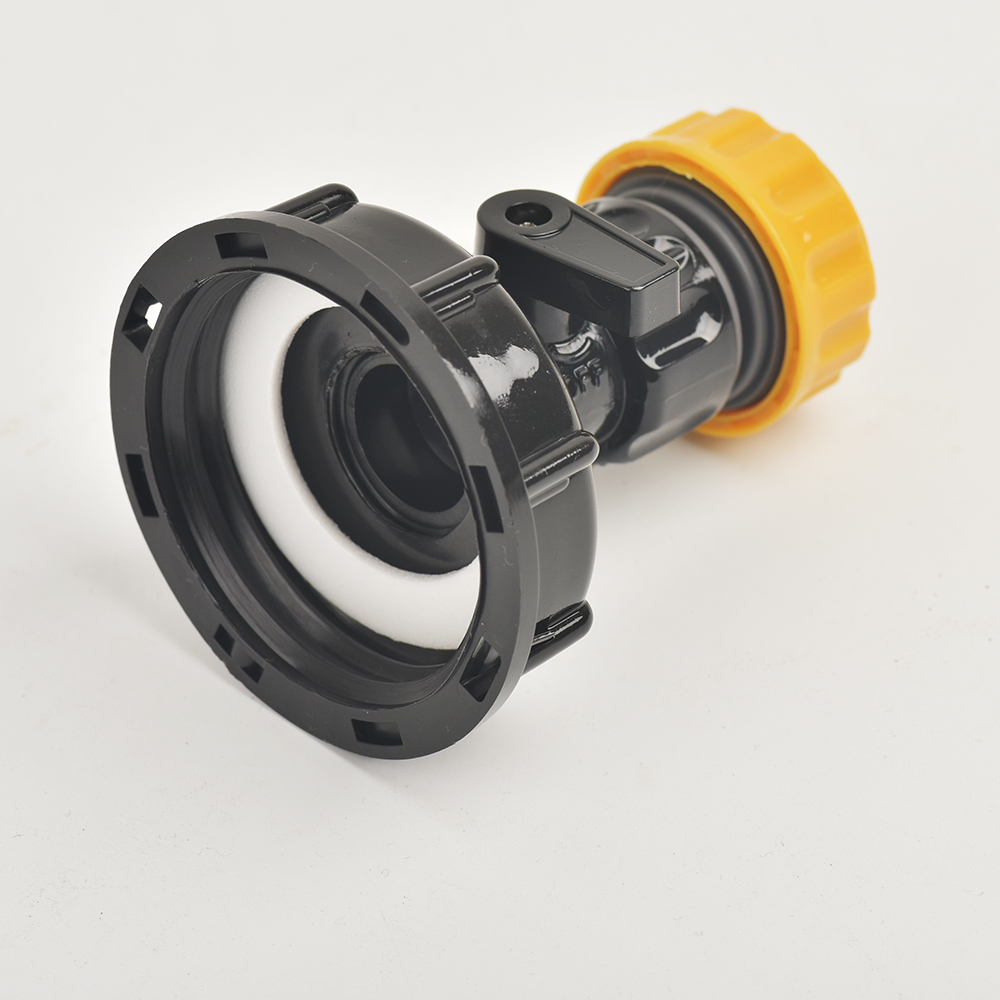 1000L IBC Water Tank Adapter Ton Barrel Fittings, with 1/2 3/4 inch Garden Quick Hose Connector 1000 Liter IBC Tank Fitting