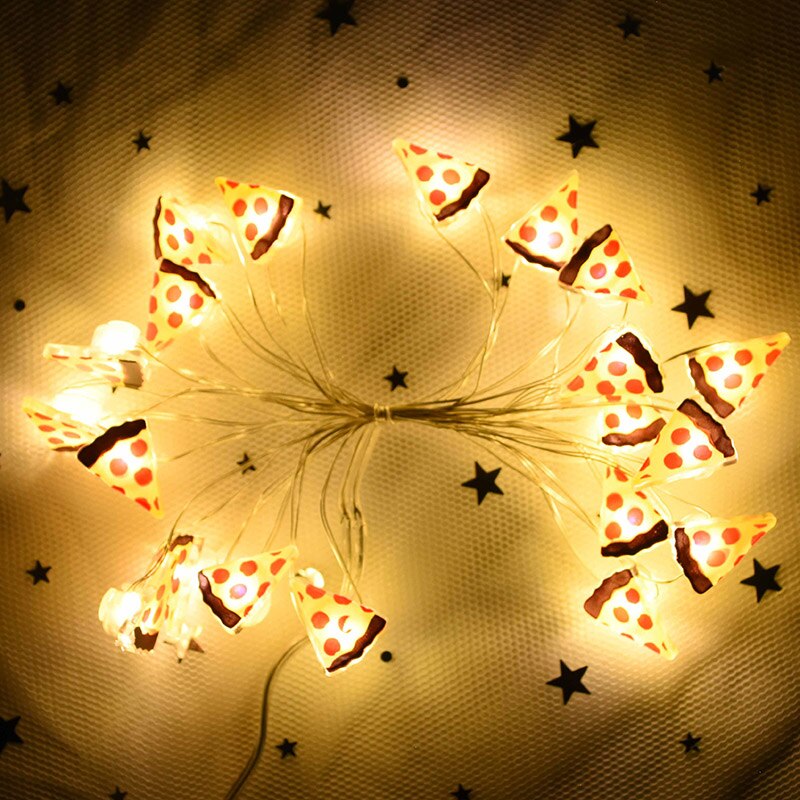 20LED 2M Flamingo String Lights Pineapple Unicorn Watermelon Shape LED Lamp Garland For Hawaii Wedding Birthday Party Home Decor