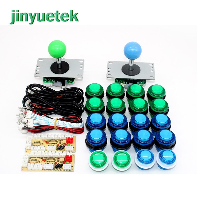 Diy Arcade Game Kit SANWA Arcade Joystick DIY Kit onderdelen PC Raspberry Pi USB Encoder Drukknop voor android