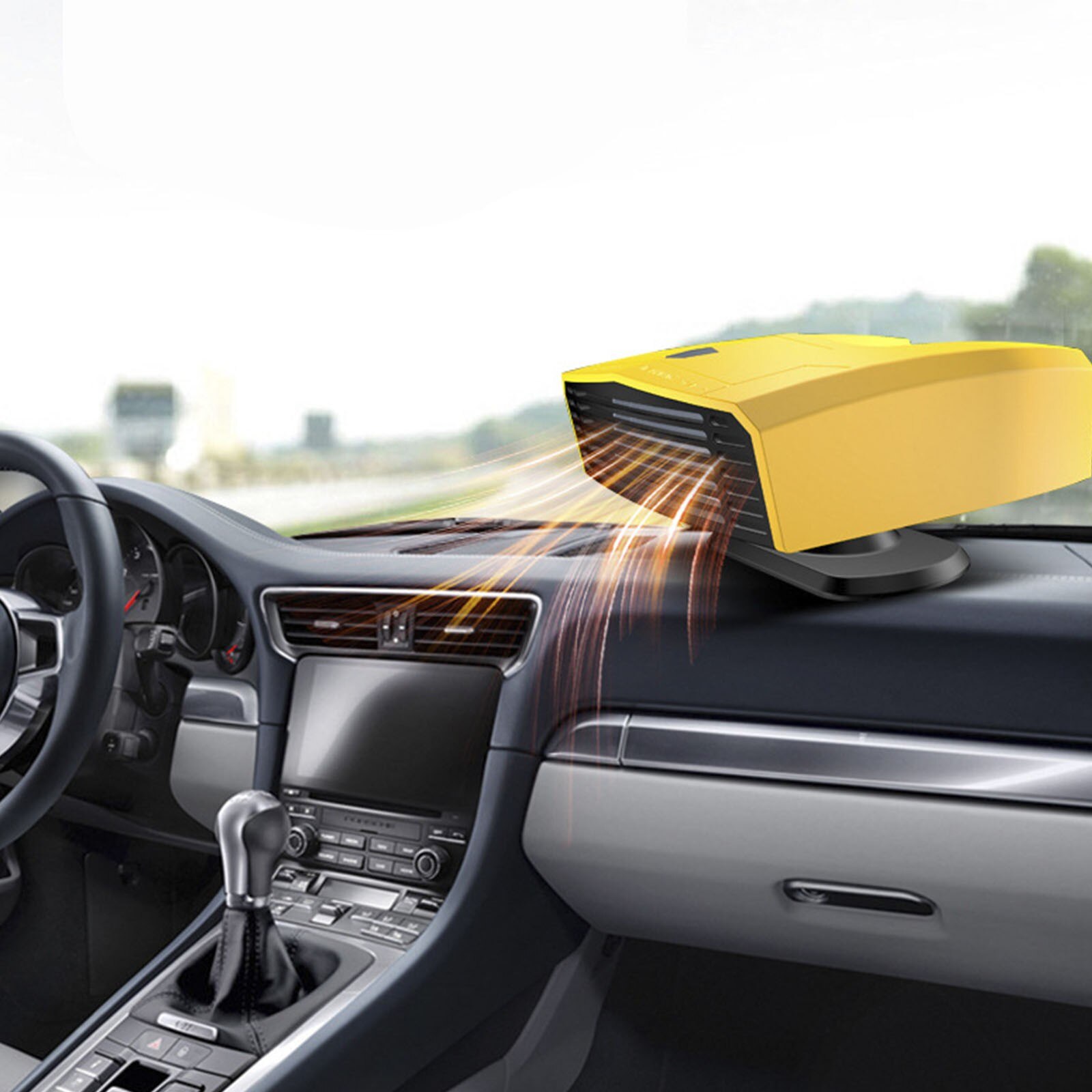 4# Car Heater Car Heating Fan Car Defrost Heater Snow Demister 12v Small Heater Car Windscreen Defrosting Defogging Device