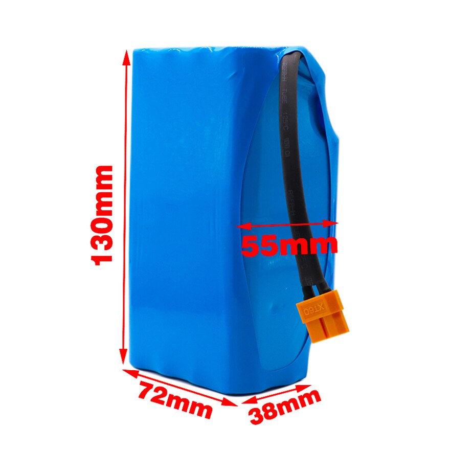 10S2P 36V 26888mAh Rechargeable Lithium Battery 26AH 10s2P Battery Pack for Electric Self-suction Hoverboard Unicycle Cells