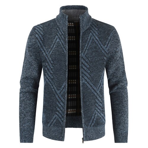 Cardigan épais pour homme, pull , manteaux, à la , collection automne hiver: Navy / Asian M