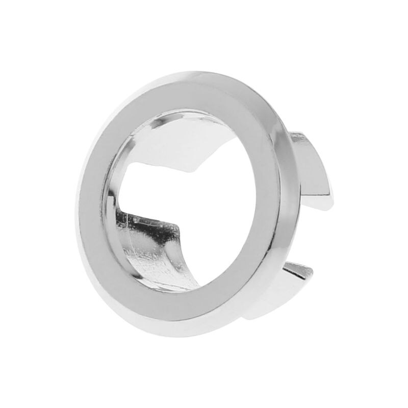 Bathroom Basin Sink Overflow Ring Six-foot Round Insert Chrome Hole Cover Cap 62KD