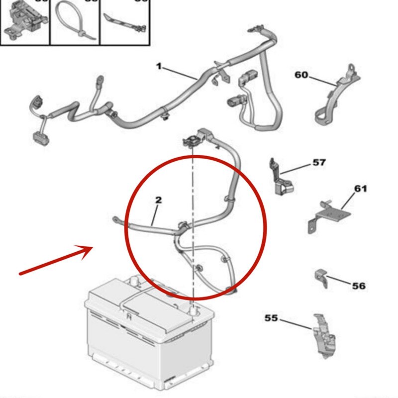 Suitable for Peugeot 3008 Citroen C4L without startstop battery