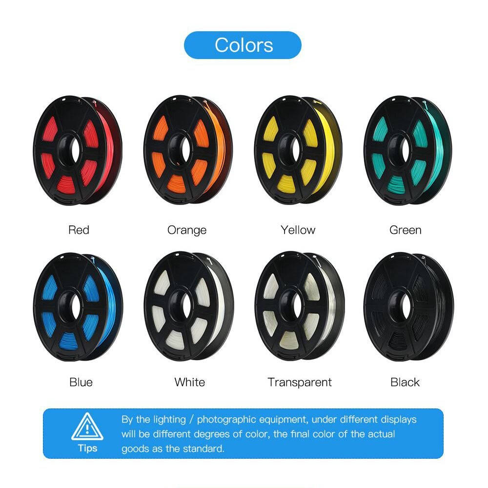 ANYCUBIC TPU Filament Kit For 3D Printer 1.75mm Flexible Color Optional 500g/Roll Rubber Consumables 3D Printer Material Kit