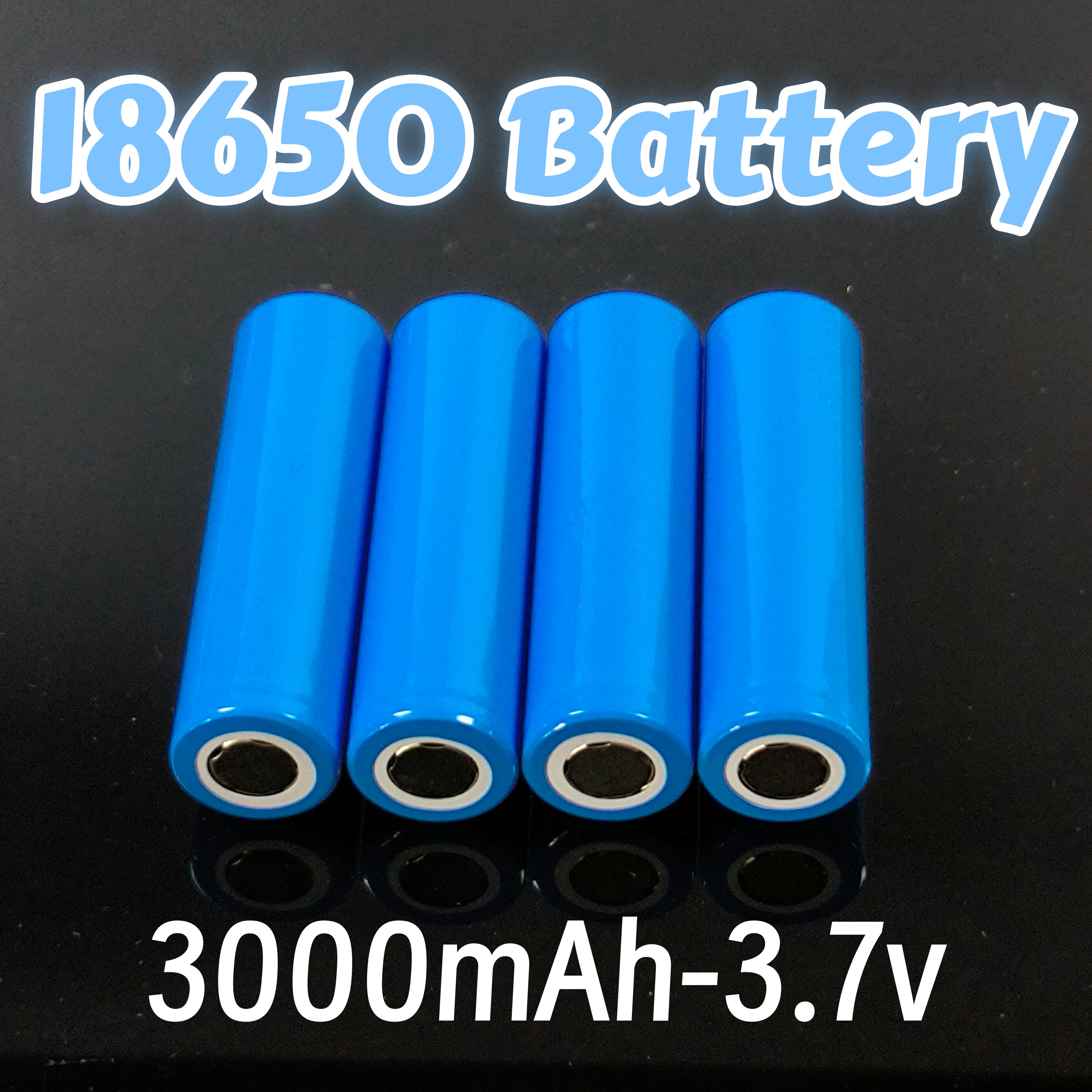 Rechargeable 18650 Li-ion Battery 3.7V 3000mAh High Capacity for Electronic Devices