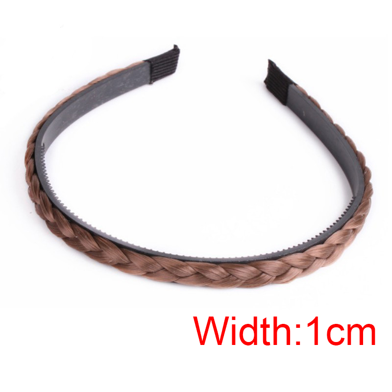 Meisjes Haarband Fishbone Gevlochten Pruik Twist Vlecht Haarband Hoofdband Haarspeld Bohemen Antislip Hoofdtooi Bridal Vrouwen Haar Accessoires: Rood