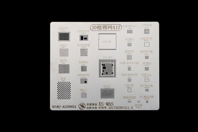 Mijing A8-A13 3D Bga Reballing Stencil Voor Iphone 6/6P/6S/6SP/7/7P/8/8P/X/Xr/Xs/11/11pro/Max Ic soldeer Reball Tin Plant Netto