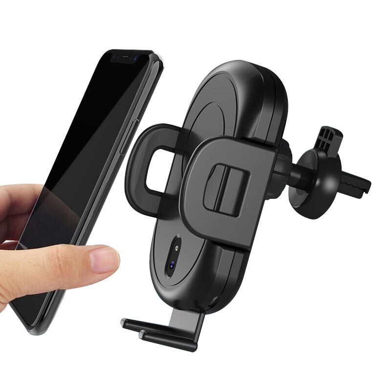 Infrarood draadloze autolader beugel voor iphonex xs xr samsung draaibaar automatische inductie snelle autolader houder voor huawei