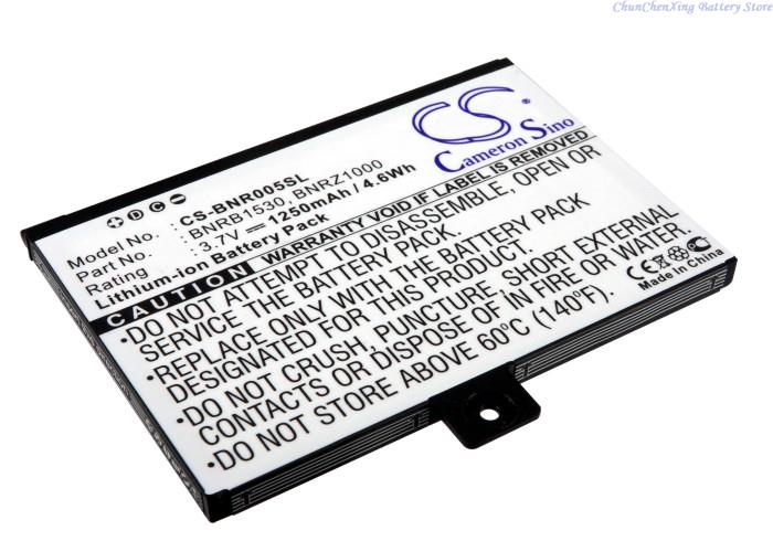 Cameron Sino 1250Mah Batterij BNRB1530, BNRB454261, BNRZ1000 Voor Barnes & Noble 005, BNRV100, BNRZ100, nook, Nook Classic