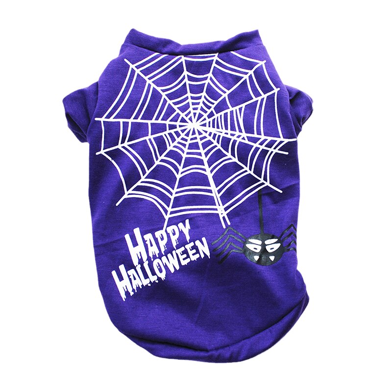Classic Sphynx Cat T Shirt Shirts Spring Autumn Pet Clothes for Cats Gotas Katten Kedi Vest Dog mascotas Clothing vetement chat: M-sui 2.5-4kg / Purple Spider