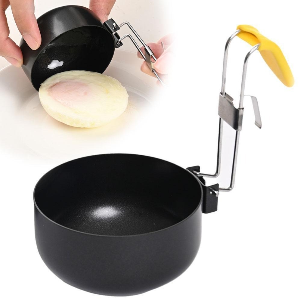 1/2Pcs Reusable Egg Steamer Cooking Spoon for Perfect Boiled Eggs Cooking Accessories Stainless Steel Egg Cooker Anti-scald