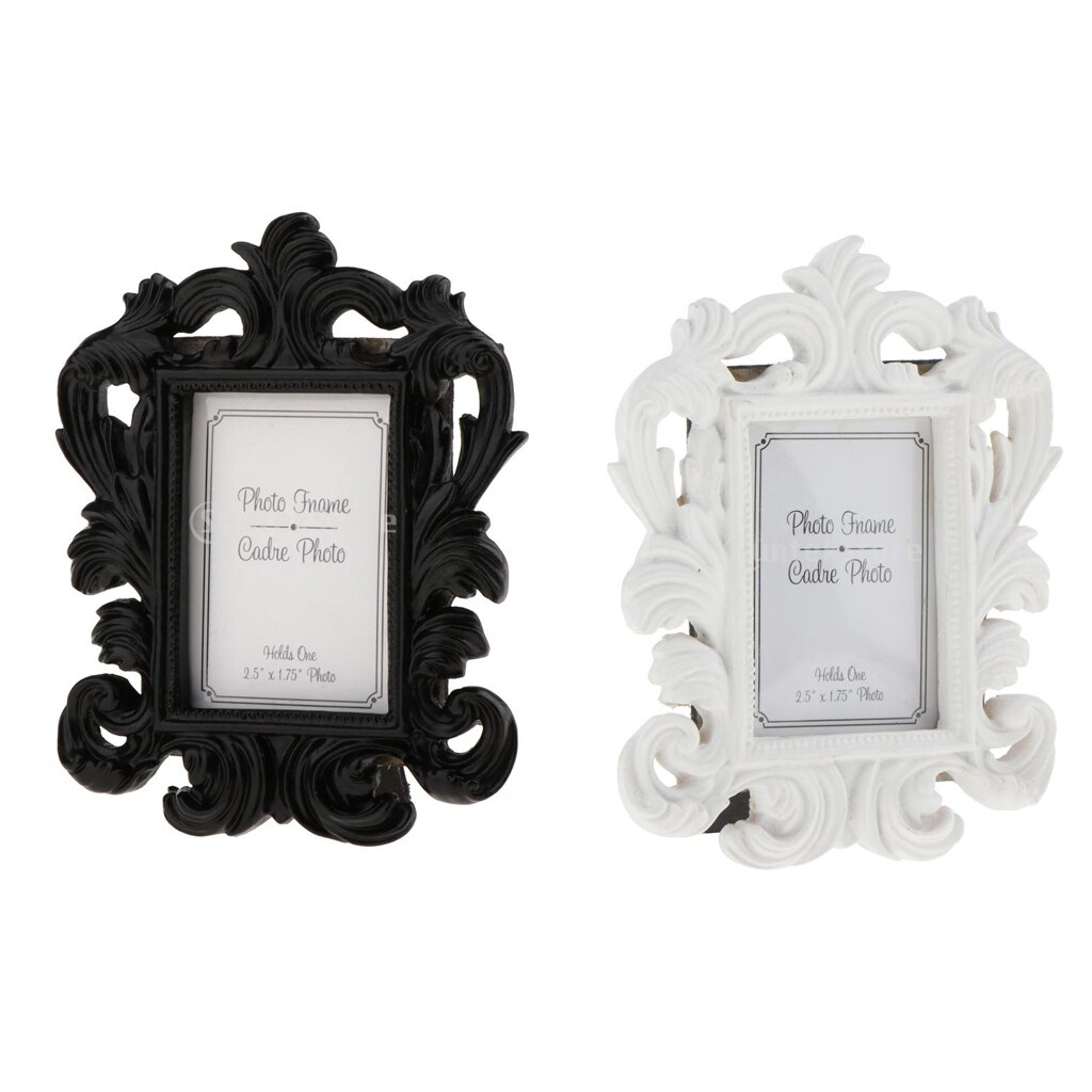 Vintage Photo Frame Freestanding Cornice In Resina Foto Holder Casa Ornamenti Da Tavolo Cafe Ufficio Negozio di Visualizzazione