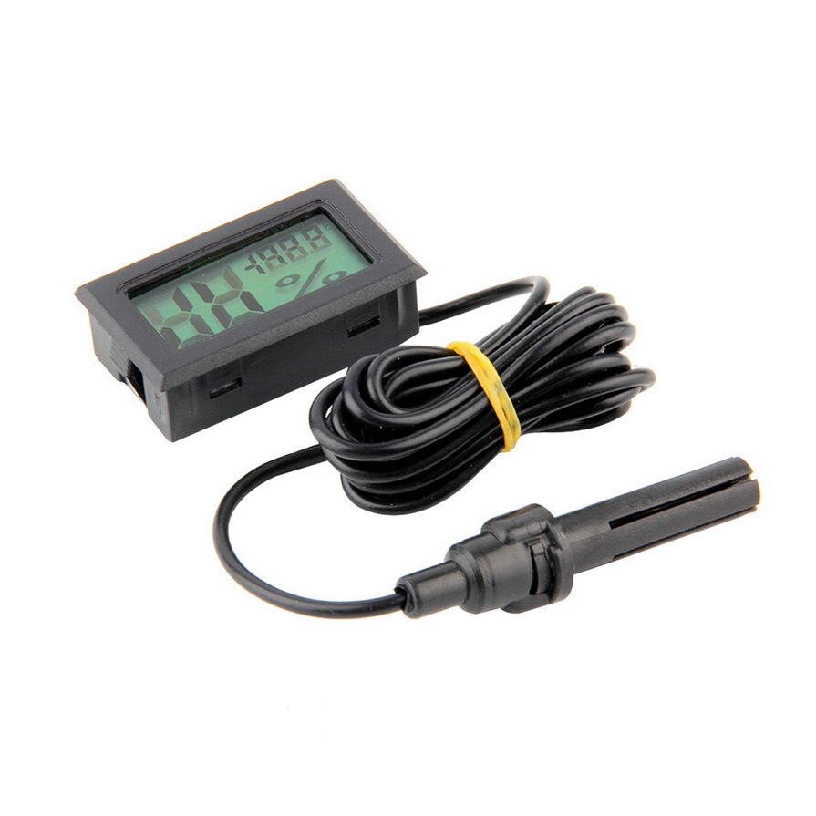 Mini Probe LCD Digital Thermometer Hygrometer Temperature Humidity Meter Digital Display