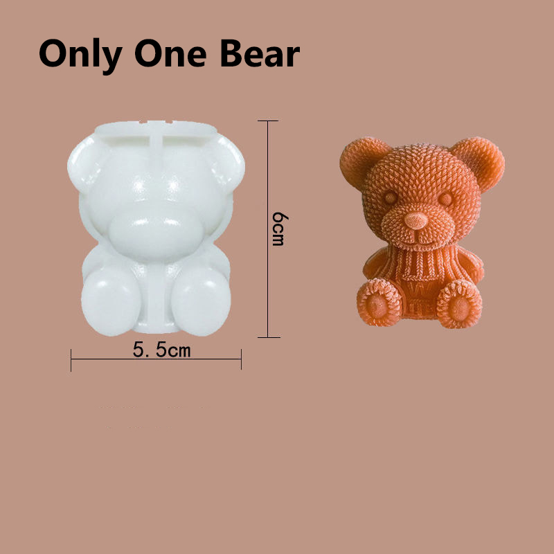 Nette Teddybär Eis Würfel, Der bilden Spritzen-nachweisen Und Leicht Zu gefallen, für Kühlschrank Mit Container, Nette Bär Eis Würfel Tablett: Braun