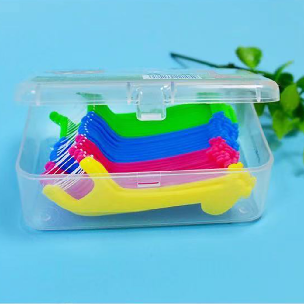 Dental Floss Stick Threader Giraffe Flosser Kids Children Teeth Dental Floss Picks Interdental Brush Tooth Clean Oral Care tools