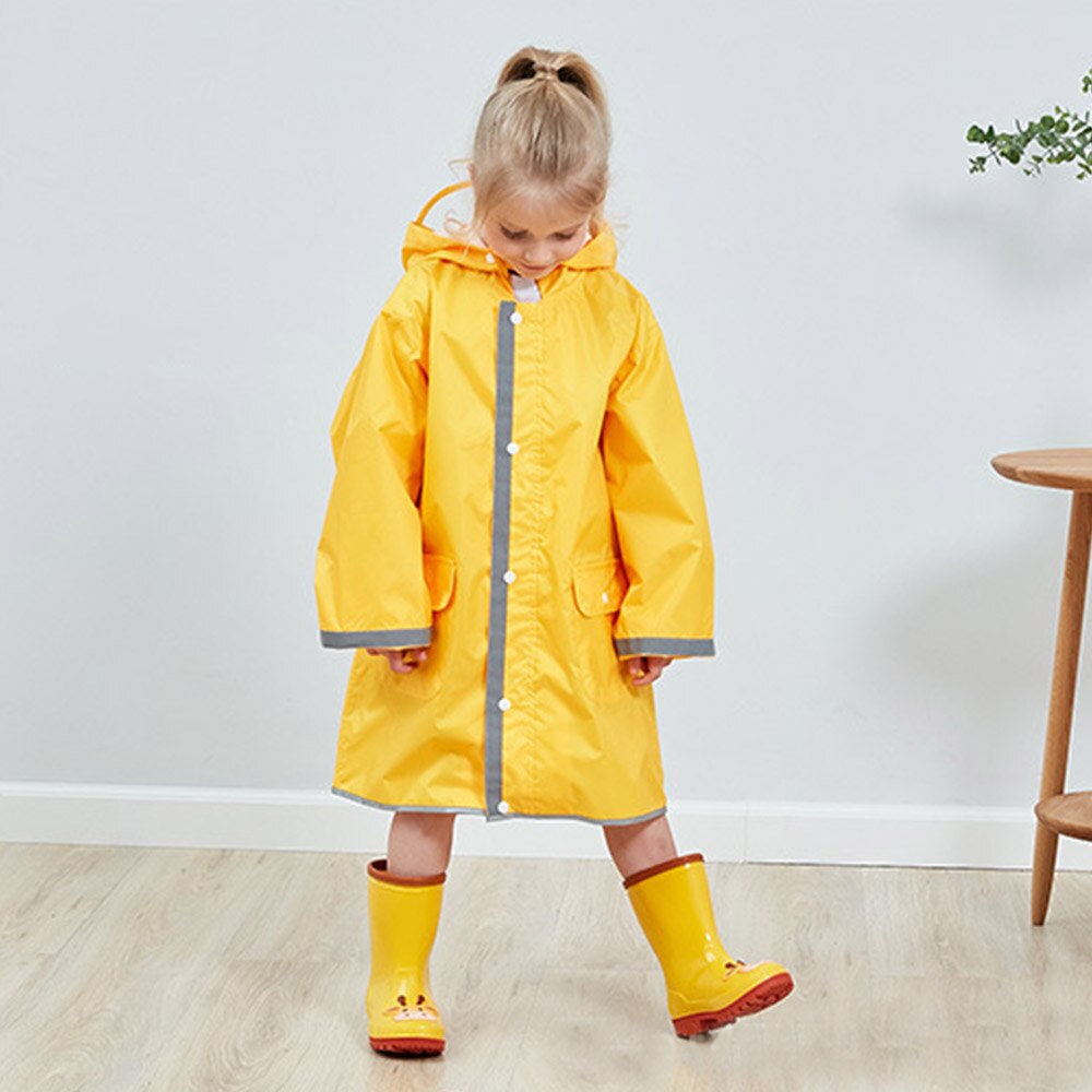 Kinderen Regen Laarzen Cartoon Pvc Regen Laarzen Waterdichte Pvc Antislip Schoenen Blueand Geel Cartoon Schoenen