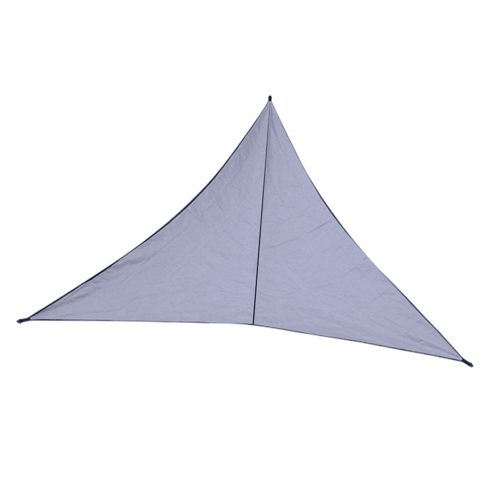 Triangle Shape Awning Waterproof Tarp UV Protection Outdoor Garden Patio Shelter Awning Sunshade Canopy Beach Sun Shelter: Grey 300x300x300cm