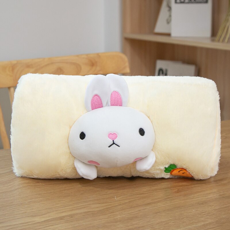 Peluche chauffe-main Kawaii pour filles, jouets en peluche doux, animaux, oreiller, poupée Fruit de dessin animé, de saint valentin pour enfants: carrot