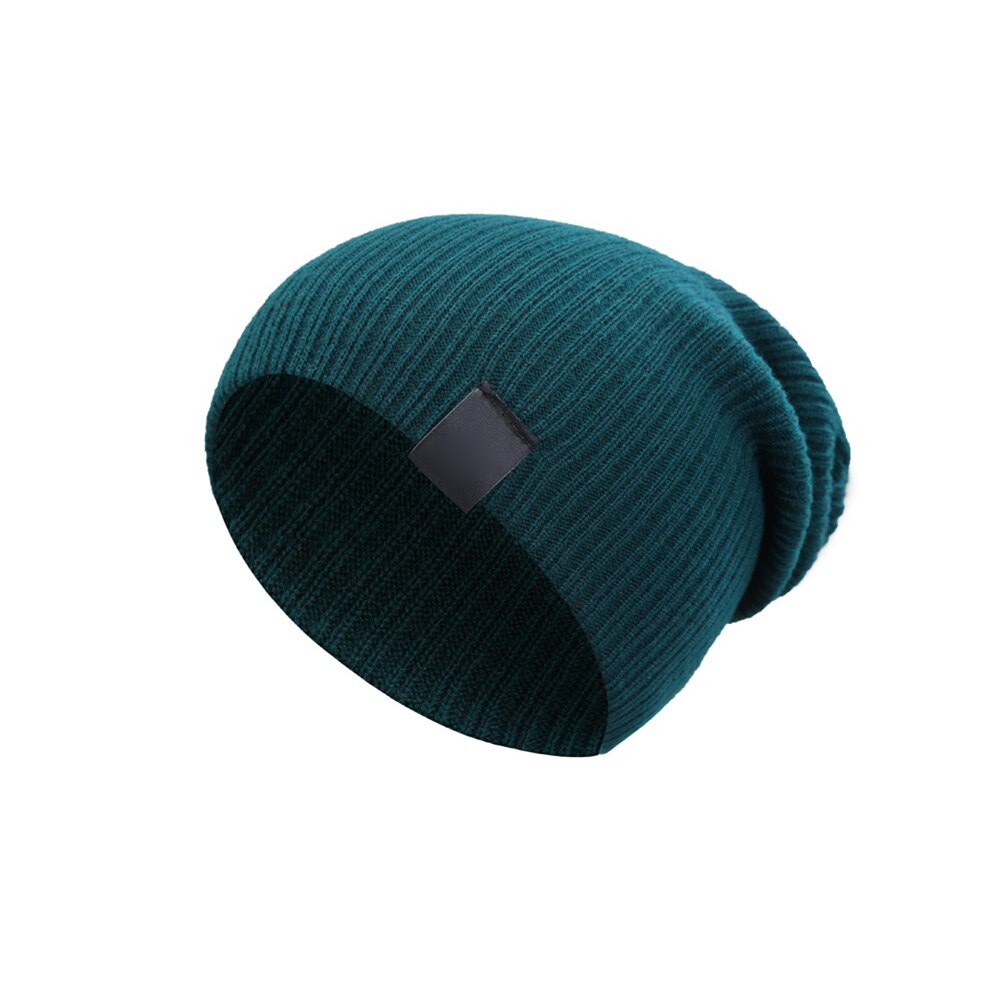 de las mujeres de los hombres de invierno gorros gorro de exterior de esquí sombrero suave, de punto sombrero: Verde