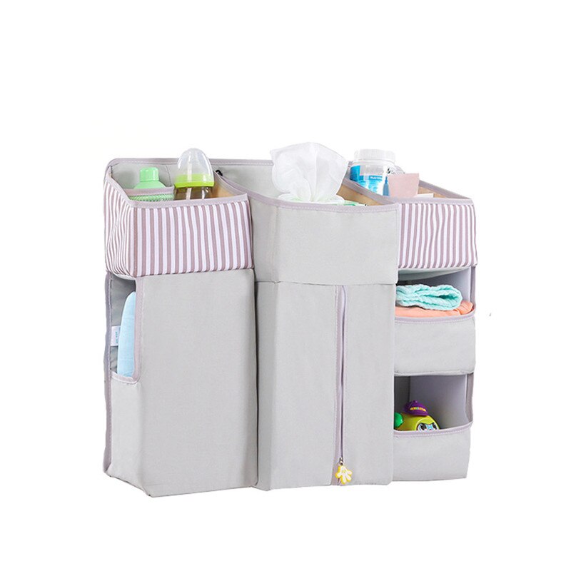 Baby Bed Organizer Hanging Bags For Newborn Crib Diaper Storage Bags Baby Care Organizer Infant Bedding Nursing Bags