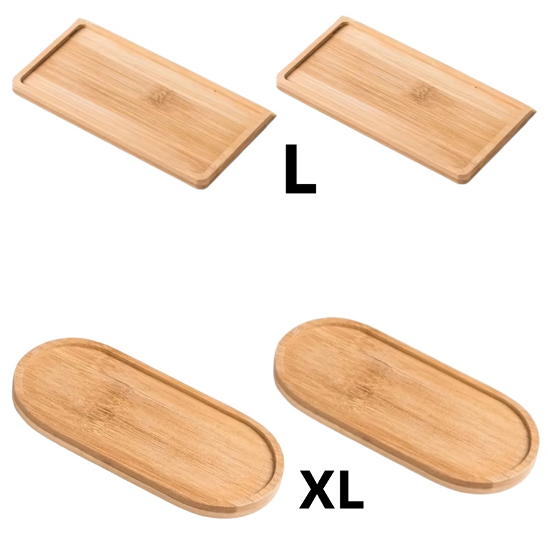 Houten pallet rechthoekige basis waterbak wastafelsteun rond klein chassis wastafelkussen waterdicht bamboe dienblad: Dark Gray