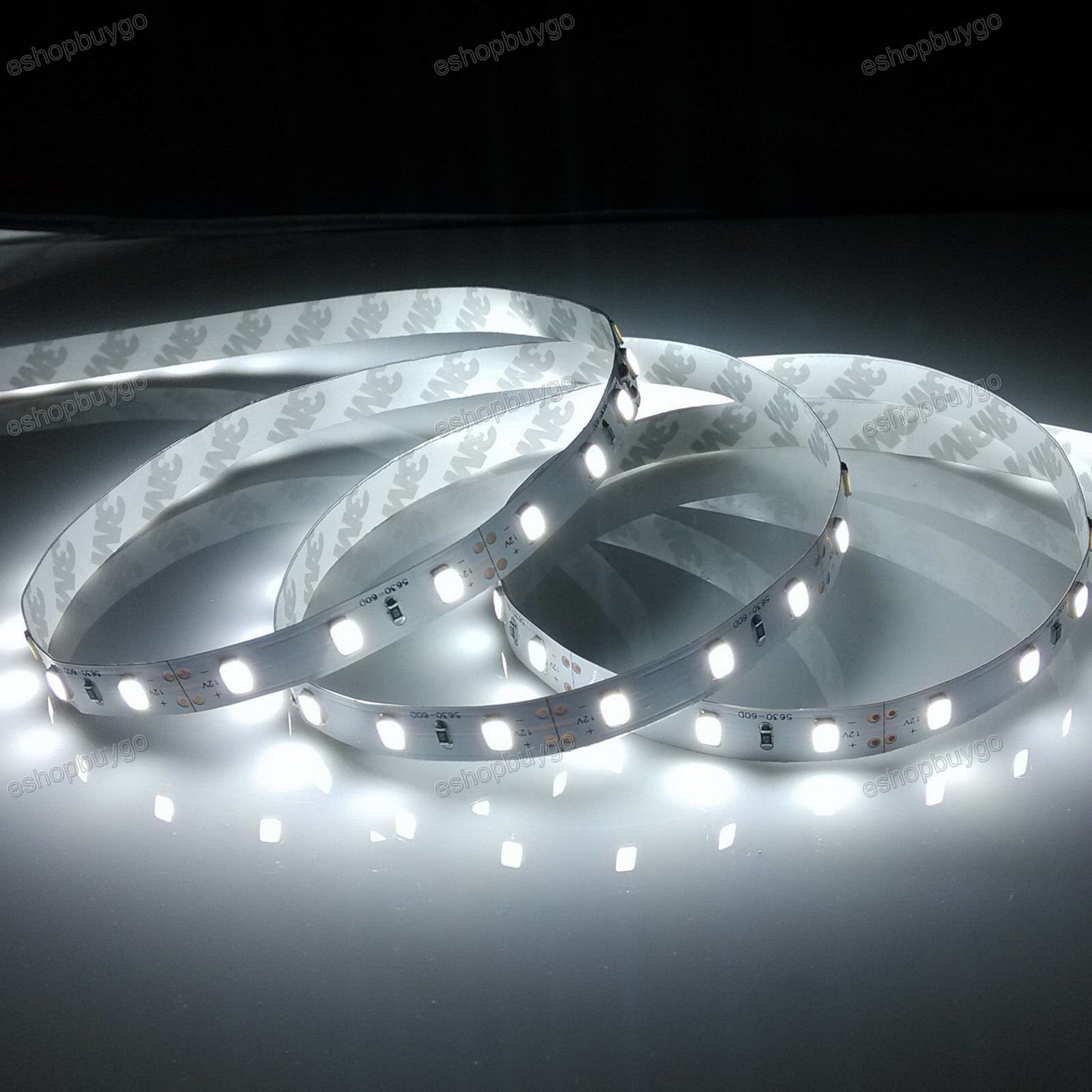 Super ljus 5m 300 smd 5630 led strip bar band sträng av ljus vit
