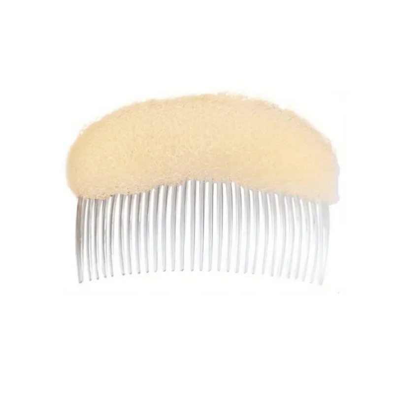 Almohadillas para el cabello esponjosas para aumentar el volumen del cabello, pinzas para el cabello, esponja práctica para el cabello, accesorios de peluquería para mujeres y niñas: Verde claro