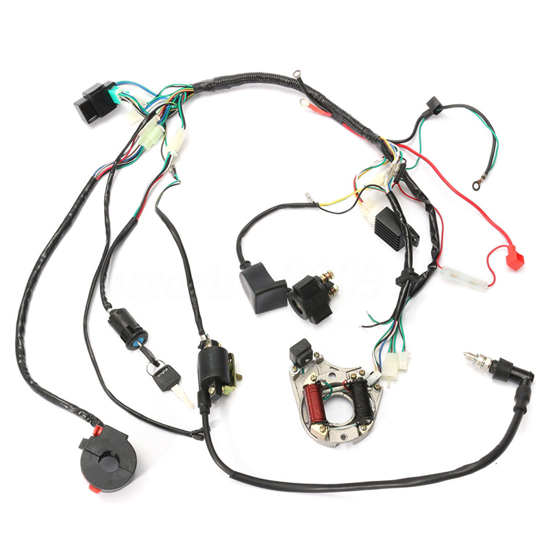 50 70 90 110 125CC CDI Wire Harness Assembly Wiring Kit ATV Electric Start Quad