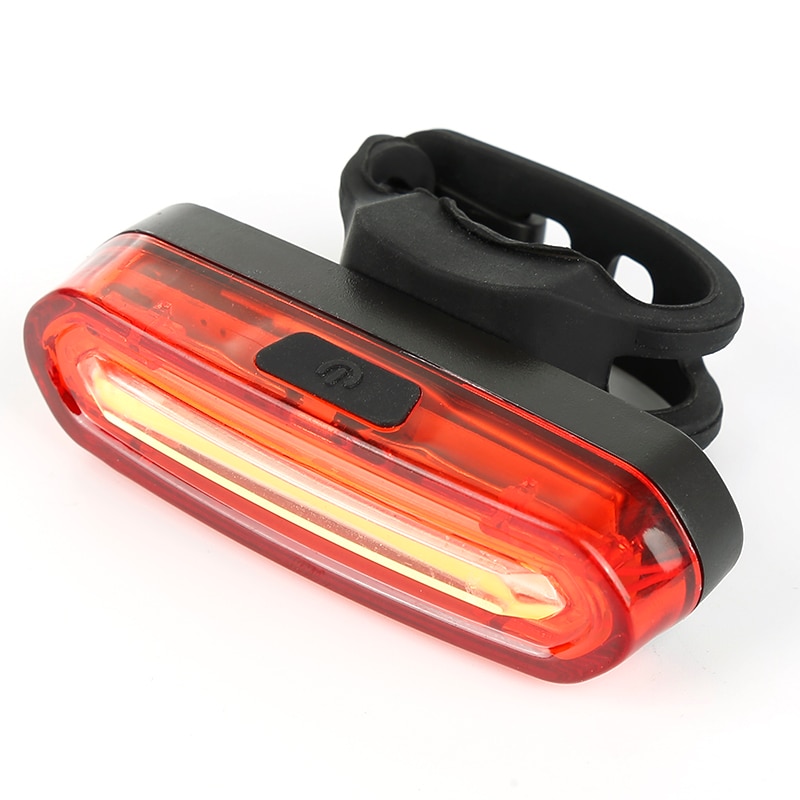 Bicycle Rear Light Mountain Bike Tail Light USB Charging LED Warning Lamps Cycling Waterproof Tail Lamp For Outdoor Night Riding